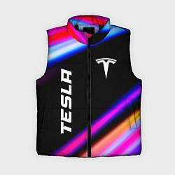Женский жилет Tesla speed lights, цвет: 3D-черный