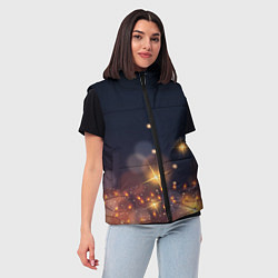 Женский жилет Новогодняя тема 2023, цвет: 3D-светло-серый — фото 2