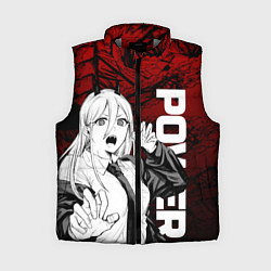 Женский жилет Пауэр : Человек-бензопила, цвет: 3D-светло-серый