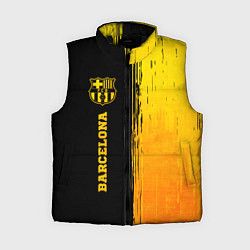 Женский жилет Barcelona - gold gradient: по-вертикали, цвет: 3D-черный