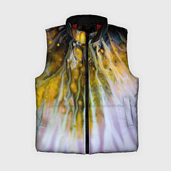 Женский жилет Красочные абстрактные волны и линии