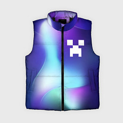 Женский жилет Minecraft northern cold, цвет: 3D-черный