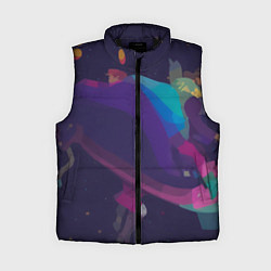 Женский жилет Инопланетный космо-ковбой, цвет: 3D-черный