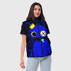 Женский жилет Радужные друзья - персонаж Синий, цвет: 3D-красный — фото 2