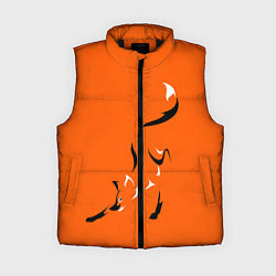 Женский жилет Рыжая лисица, цвет: 3D-черный