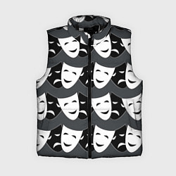 Женский жилет Две маски, цвет: 3D-черный