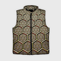 Женский жилет Броня из колец, цвет: 3D-черный