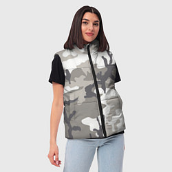 Женский жилет Арктический камуфляж, цвет: 3D-черный — фото 2