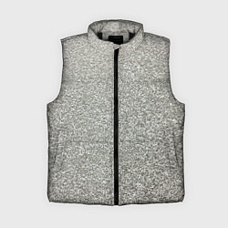 Женский жилет Шипение сломанного телевизора, цвет: 3D-черный