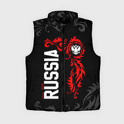 Женский жилет Сборная России - national team Russia, цвет: 3D-черный