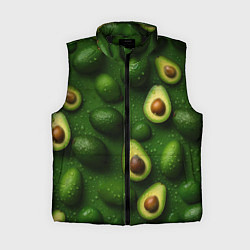 Женский жилет Сочная текстура из авокадо