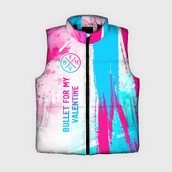 Женский жилет Bullet For My Valentine neon gradient style: по-ве