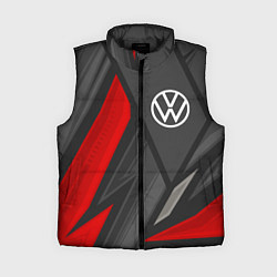 Женский жилет Volkswagen sports racing, цвет: 3D-черный