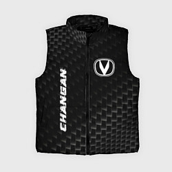 Женский жилет Changan карбоновый фон, цвет: 3D-черный