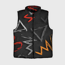 Женский жилет Паттерн фигуры, цвет: 3D-черный