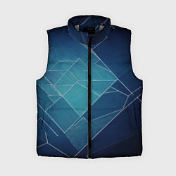 Женский жилет Геометрическая бесконечность, цвет: 3D-светло-серый