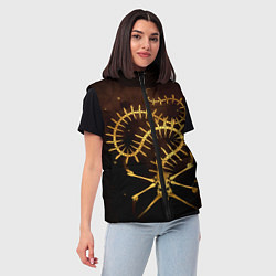 Женский жилет Subnautica скелет морского чудовища, цвет: 3D-красный — фото 2