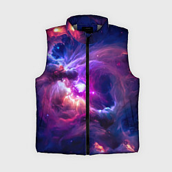 Женский жилет Небула в космосе в фиолетовых тонах - нейронная се