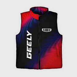 Женский жилет Geely красный карбон