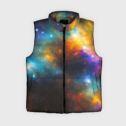 Женский жилет Небесная картина, цвет: 3D-красный
