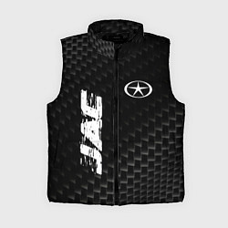 Женский жилет JAC карбоновый фон, цвет: 3D-черный