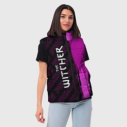 Женский жилет The Witcher pro gaming: по-вертикали, цвет: 3D-черный — фото 2