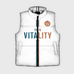 Женский жилет Форма Team Vitality white, цвет: 3D-светло-серый