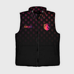 Женский жилет Team Liquid pattern, цвет: 3D-светло-серый