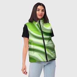 Женский жилет Объемные складки, цвет: 3D-красный — фото 2