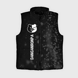 Женский жилет Danganronpa glitch на темном фоне: по-вертикали