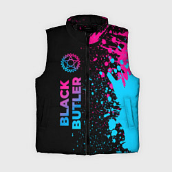 Женский жилет Black Butler - neon gradient: по-вертикали, цвет: 3D-черный