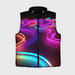Женский жилет Неоновые волны
