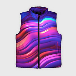 Женский жилет Неоновые волны