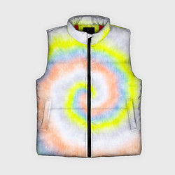 Женский жилет Тай дай жёлтый