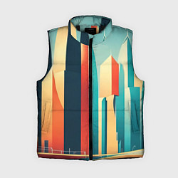 Женский жилет Дневной трафик, цвет: 3D-черный