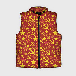 Женский жилет СССР Серп и Молот