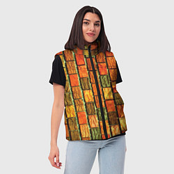 Женский жилет Рыжие кирпичики, цвет: 3D-черный — фото 2