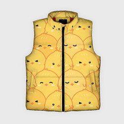 Женский жилет Милые птенчики, цвет: 3D-красный