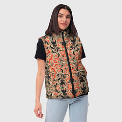Женский жилет Японский ковер, цвет: 3D-черный — фото 2