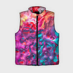 Женский жилет Феерия жидких красок, цвет: 3D-светло-серый