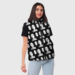 Женский жилет Saitama - ok pattern, цвет: 3D-светло-серый — фото 2