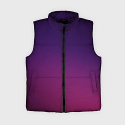 Женский жилет Малиновый градиент