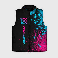 Женский жилет CreepyPasta - neon gradient: по-вертикали