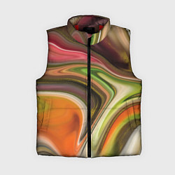 Женский жилет Waves colors, цвет: 3D-красный