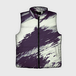 Женский жилет Размазанные мазки, цвет: 3D-черный