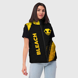 Женский жилет Bleach - gold gradient: надпись, символ, цвет: 3D-черный — фото 2