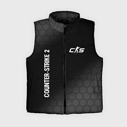Женский жилет Counter-Strike 2 glitch на темном фоне: надпись, с, цвет: 3D-черный