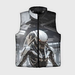 Женский жилет Ксеноморф киборг, цвет: 3D-светло-серый