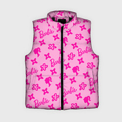 Женский жилет Барби паттерн розовый, цвет: 3D-черный