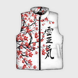 Женский жилет Цветущее дерево сакуры